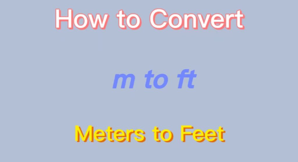 meters to feet